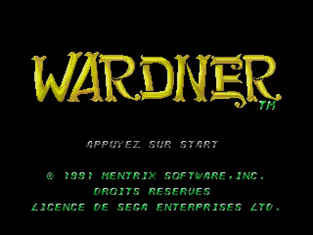 Wardner [Mega Drive]
