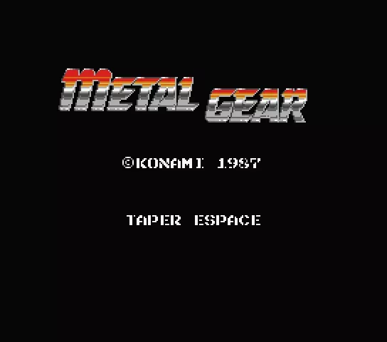 Metal Gear [MSX]